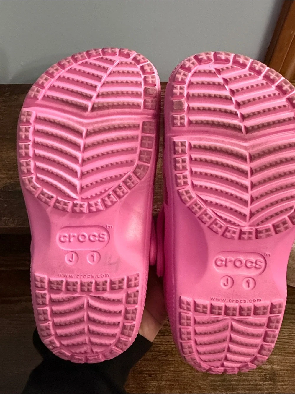 Kids Pink Slip-On Crocks